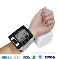 Monitor de presión arterial de pulsera de pulsera intelixente